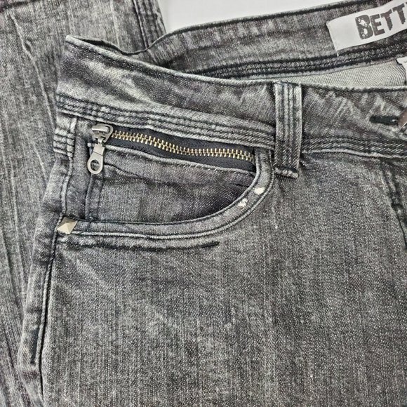 🤑 Betty Jane Skinny Jeans Gray Juniors Size 13/14 - Picture 3 of 8